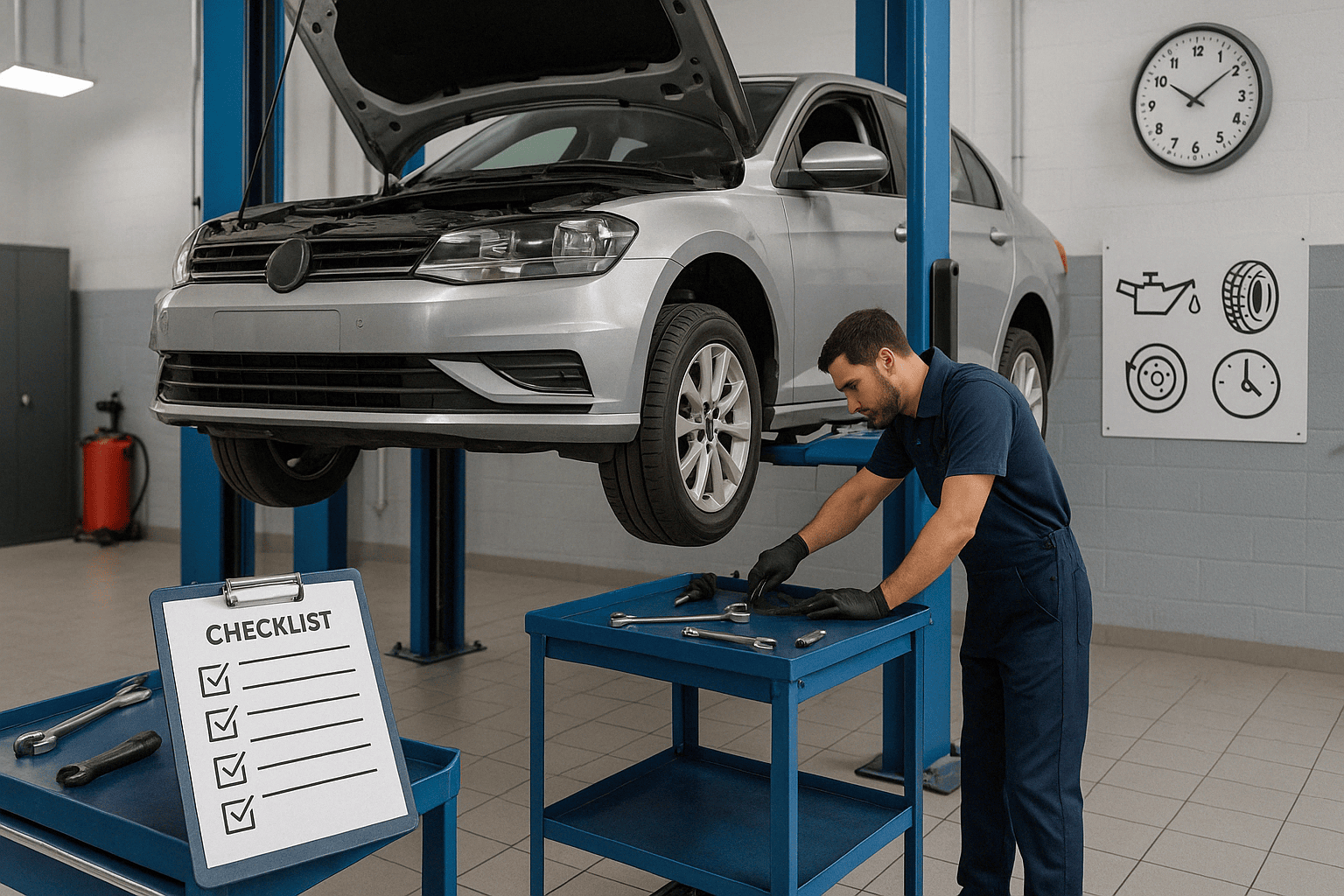 how long a car service takes